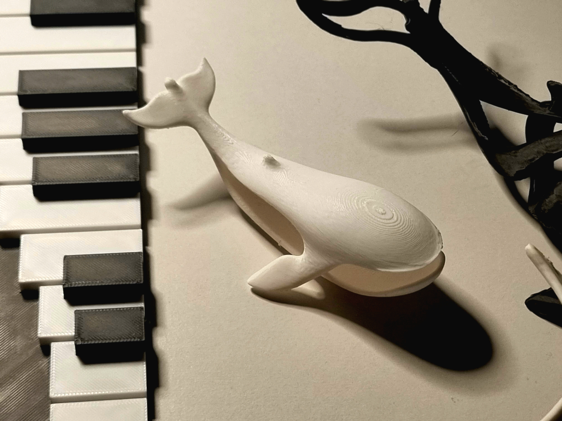 Smooth Whale Sculpture