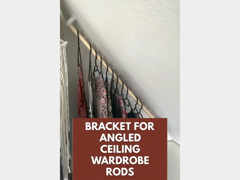 Bracket For Angled Ceiling Wardrobe