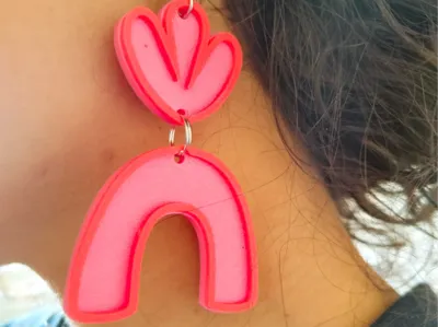 Abstract earrings