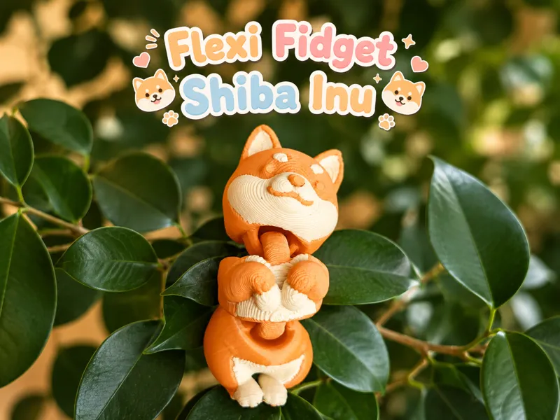 Flexi Fidget Shiba Inu
