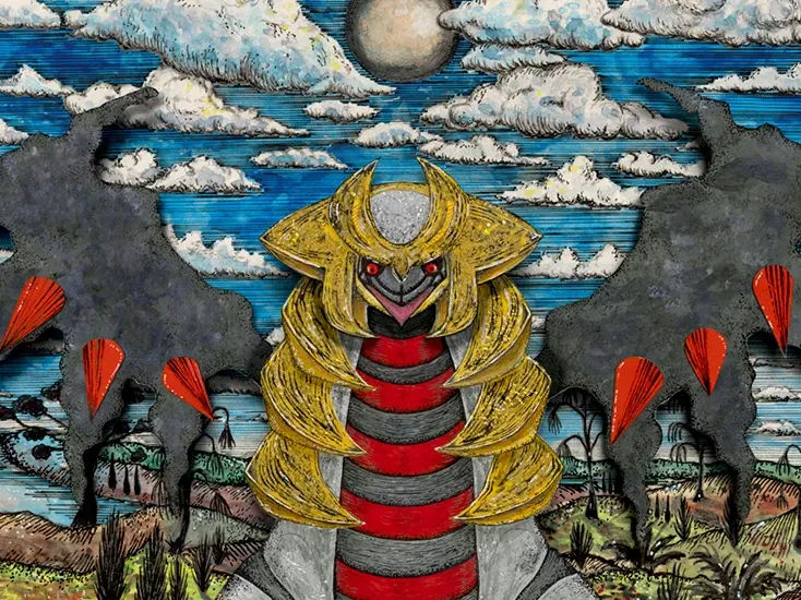 TCG Giratina Pokémon Card Lithophane Art