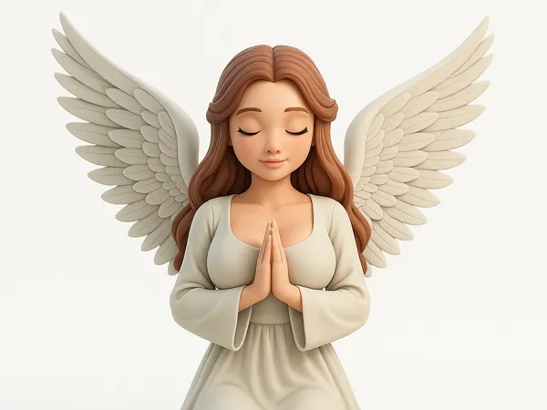 Ange en prière — figurine