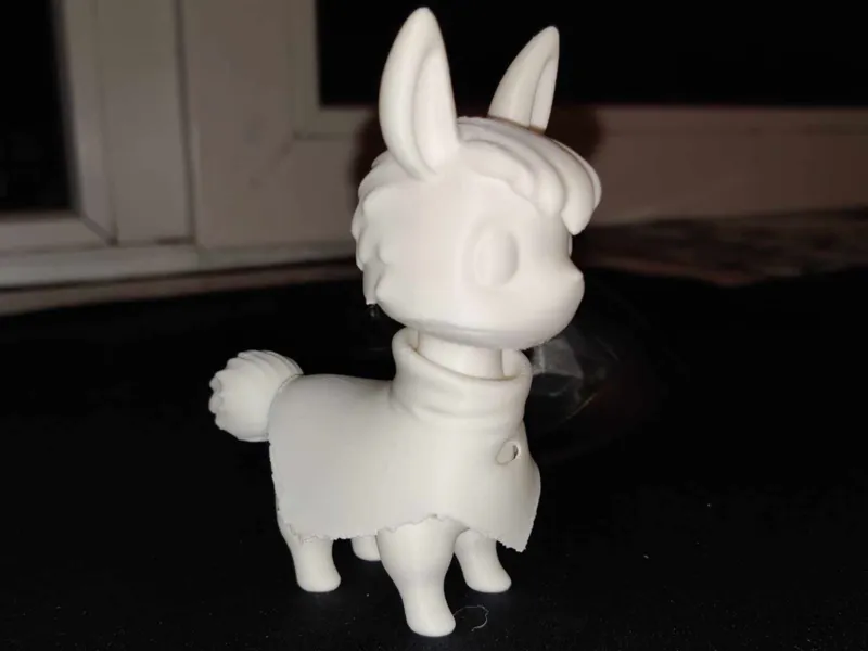 Alpaca with poncho (AI generated)