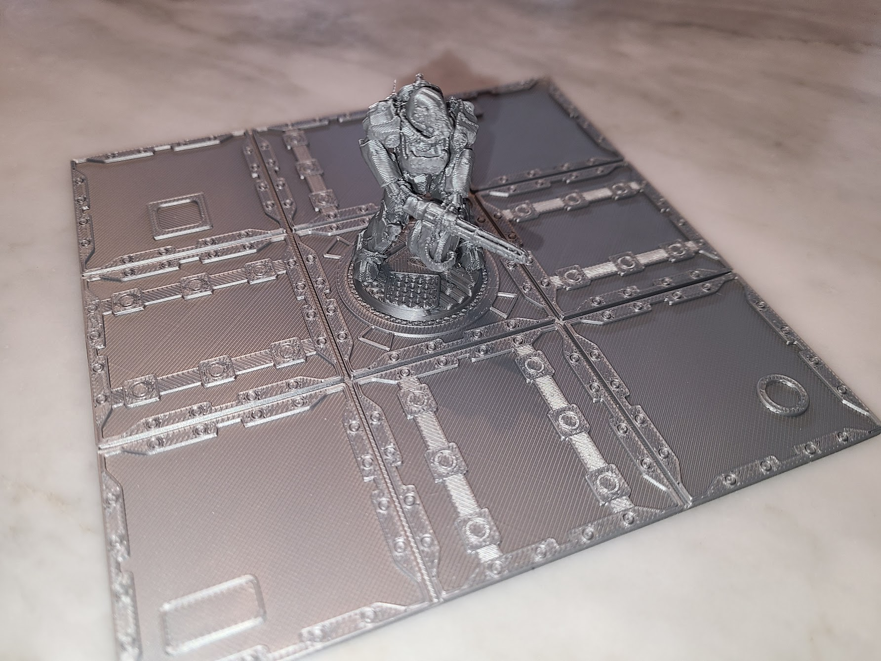 Sci-Fi Industrial Wargaming Tile – 6×6