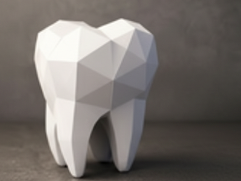 Dente molar decorativo