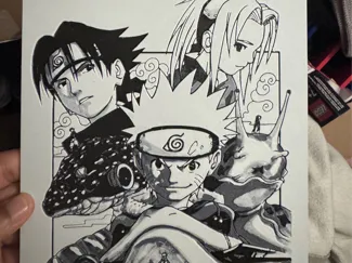 Naruto,Sasuke,Sakura hueforge