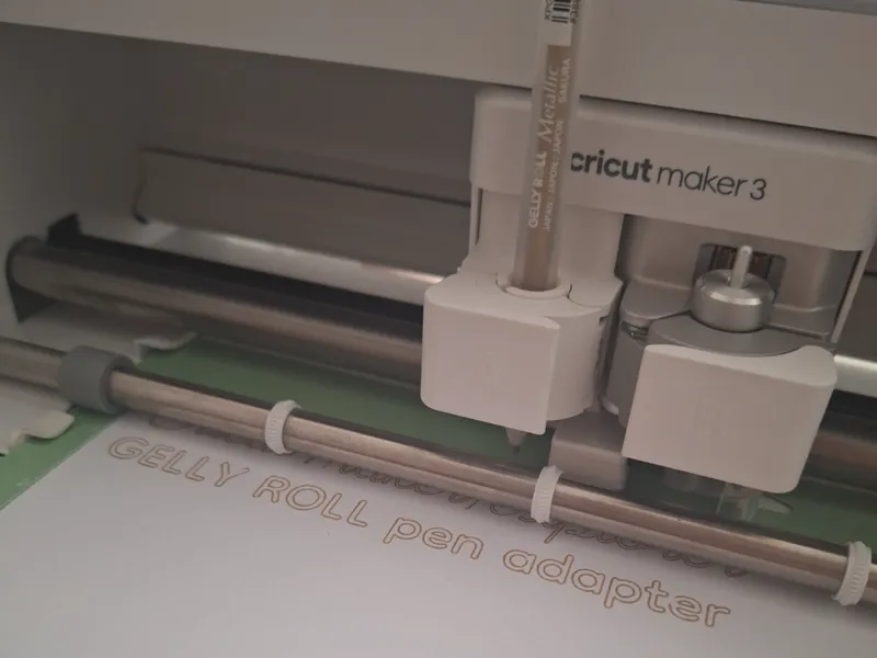 Cricut Gelly Roll pen adapter 