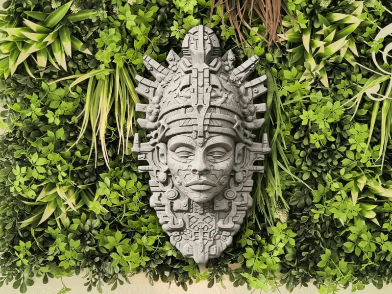 Kukulkan Guardian – Ancient Maya Wall Mask