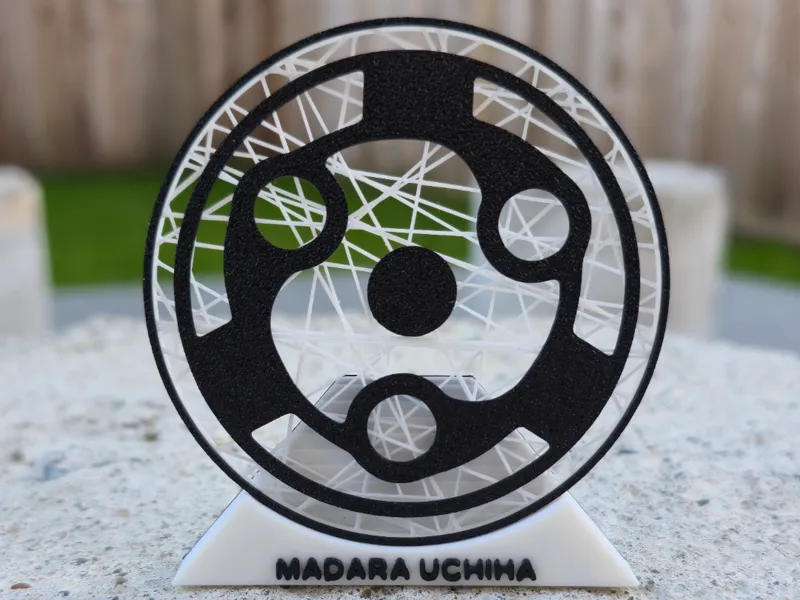 Madara Mangekyou Sharingan String Art