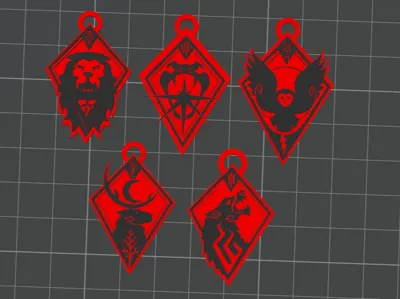Band of Blades - keychains