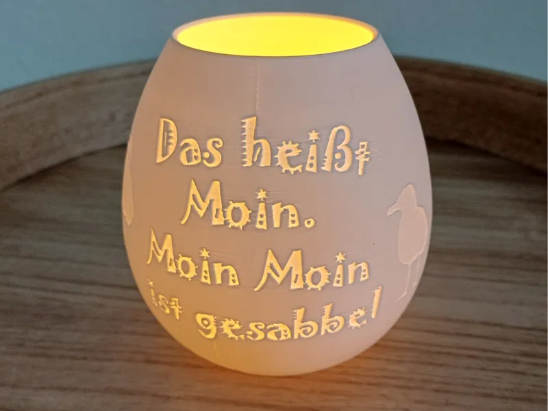 Teelicht moin moin