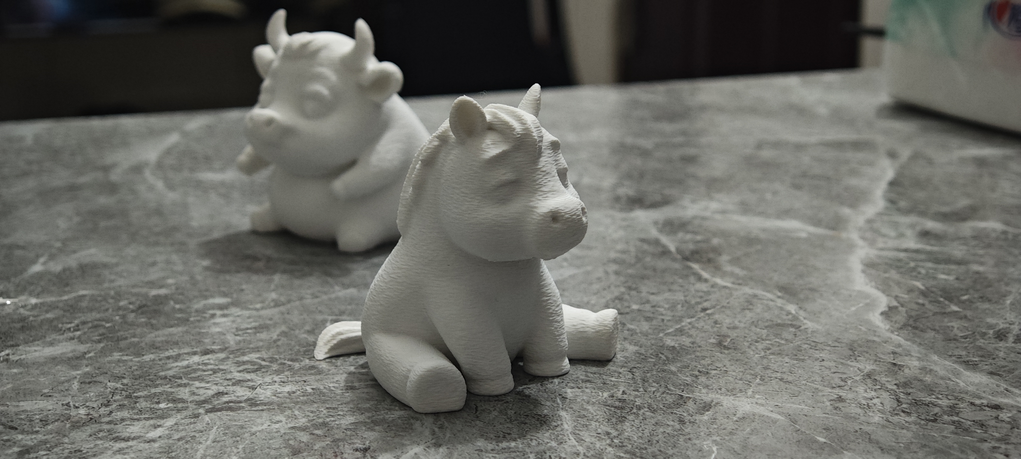 Miniatura 2 do modelo 3D 办公摆件系列——天选牛马