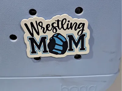 wrestling mom bogg bag charm