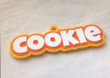 Llavero: 3 Tone Parametric Name Keychain Pet tag Dog — vista de referencia 3