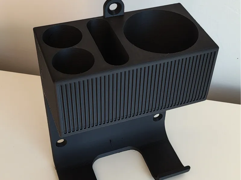 Hair dryer hook / caddy