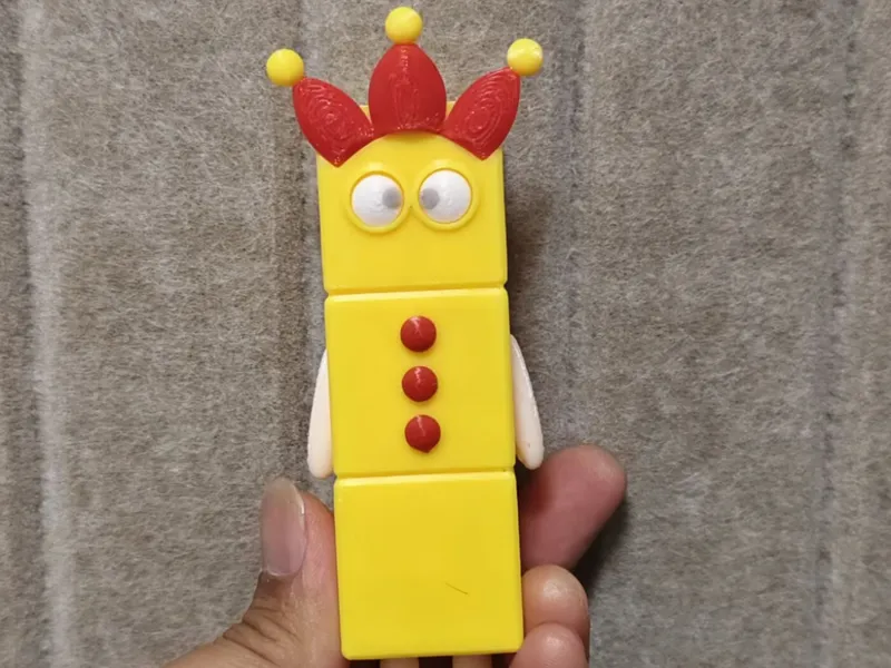 Numberblocks 数字方块3 无需AMS 分色打印