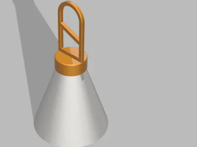 LED cone lamp with hook 001