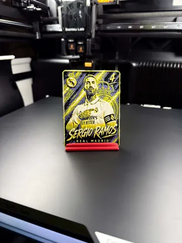 Modelo para impresión 3D: Sergio Ramos Legend Card — vista de referencia 5