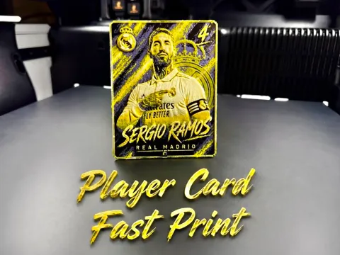 Modelo para impresión 3D: Sergio Ramos Legend Card — referencia de MakerWorld