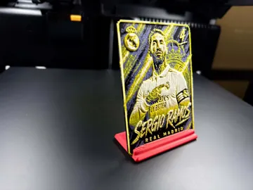 Modelo para impresión 3D: Sergio Ramos Legend Card — vista de referencia 4