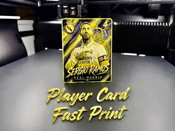Modelo para impresión 3D: Sergio Ramos Legend Card — vista de referencia 3