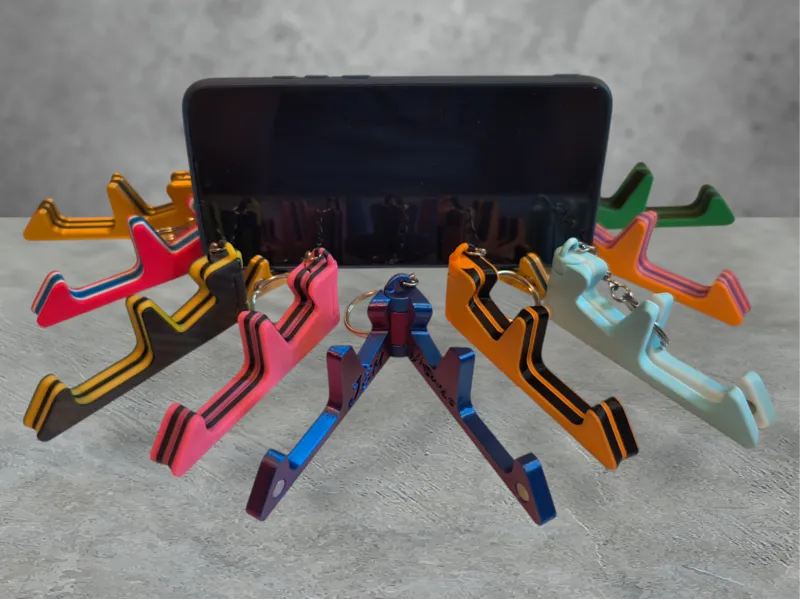 Keychain Phone Stand Magnetic Cellphone Holder