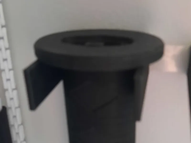 Wall holder for collapsing katana