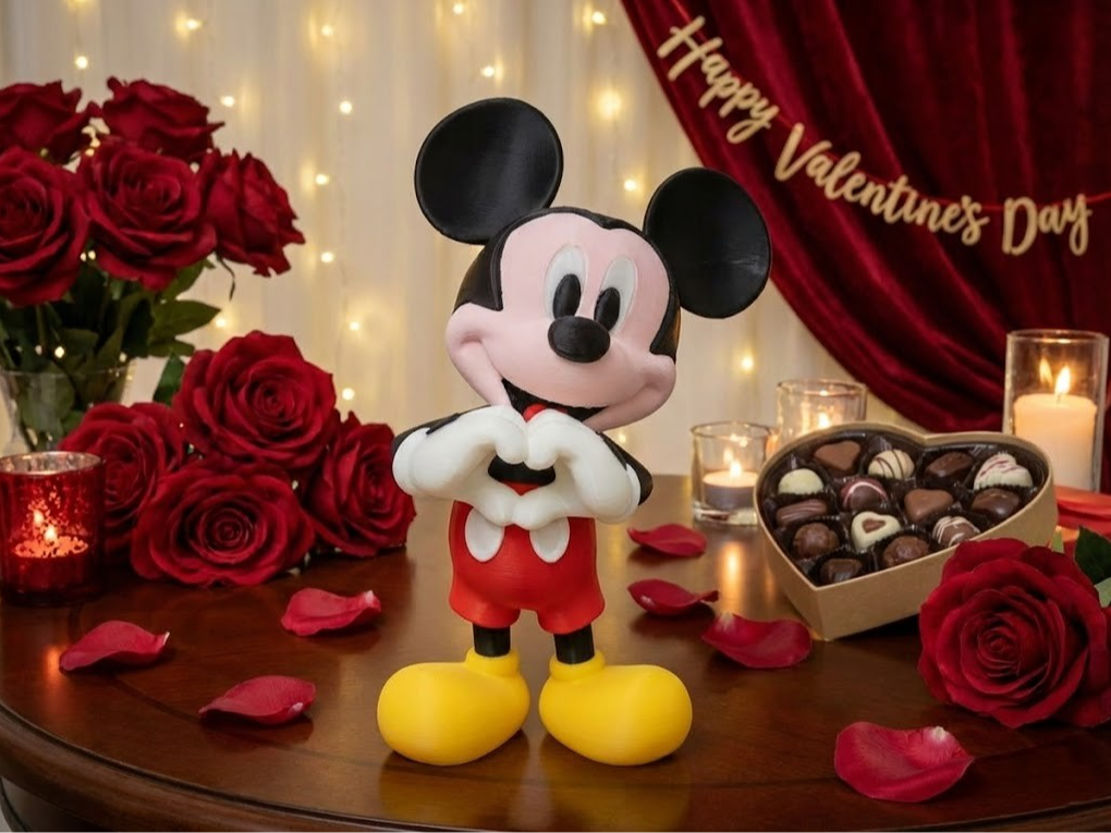 Mickey Mouse for Valentine's Day