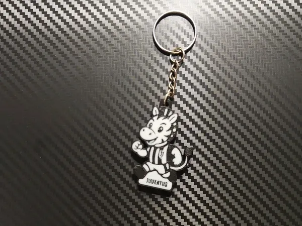 Juventus Zebra Mascot Keychain – 3D Printable