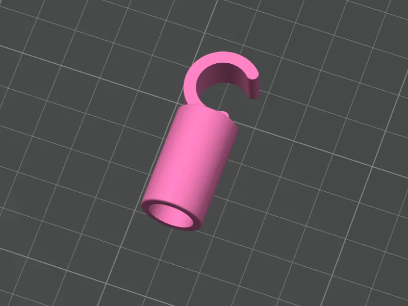 Bed Curtain Bracket Grabber (Fan Rod Connector)