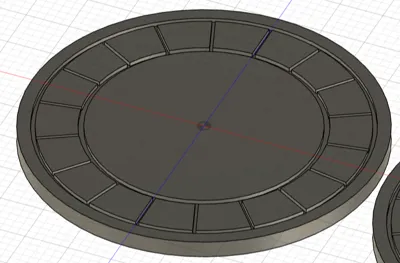 poker chip whole/hollow for nfc tag