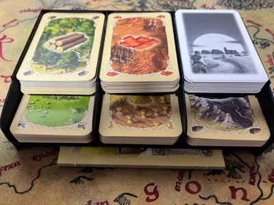 Catan Card Box with Lid - Resource and Event