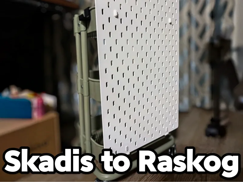 宜家 SKADIS 洞洞板 固定器 用于 宜家 RASKOG 小推车 大小皆适配 高承重