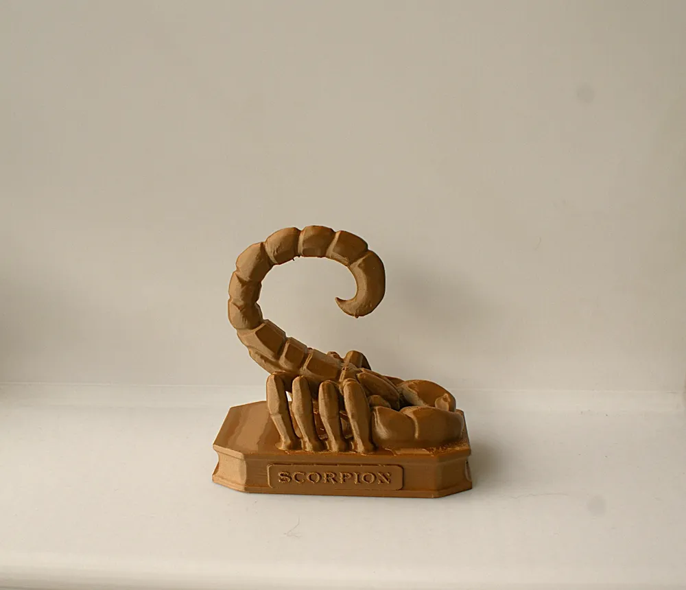 Scorpio zodiac sign - Free 3D Print Model - MakerWorld