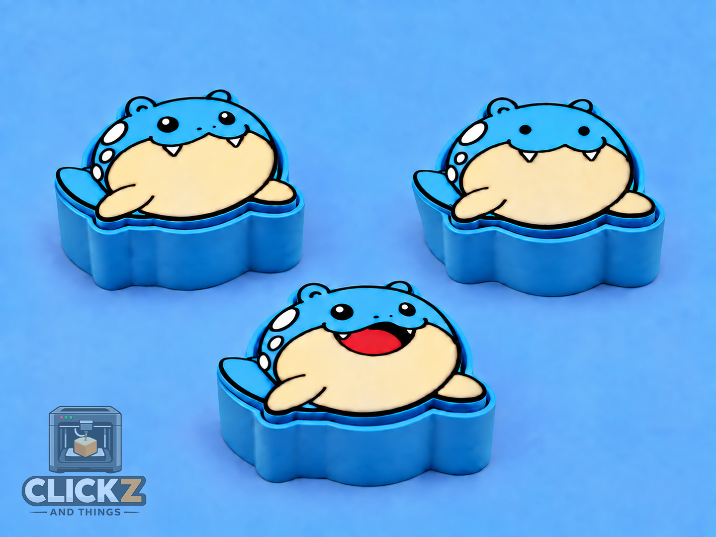 Pokémon - Chibi Pokemon Spheal - Fidget Clickers 3D model