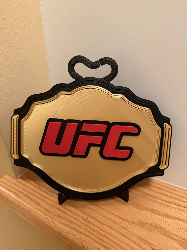Ufc Chain UFC Championship Belt Hype Chain - Free 3D Print Model - MakerWorld