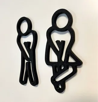 Toiletten Figur