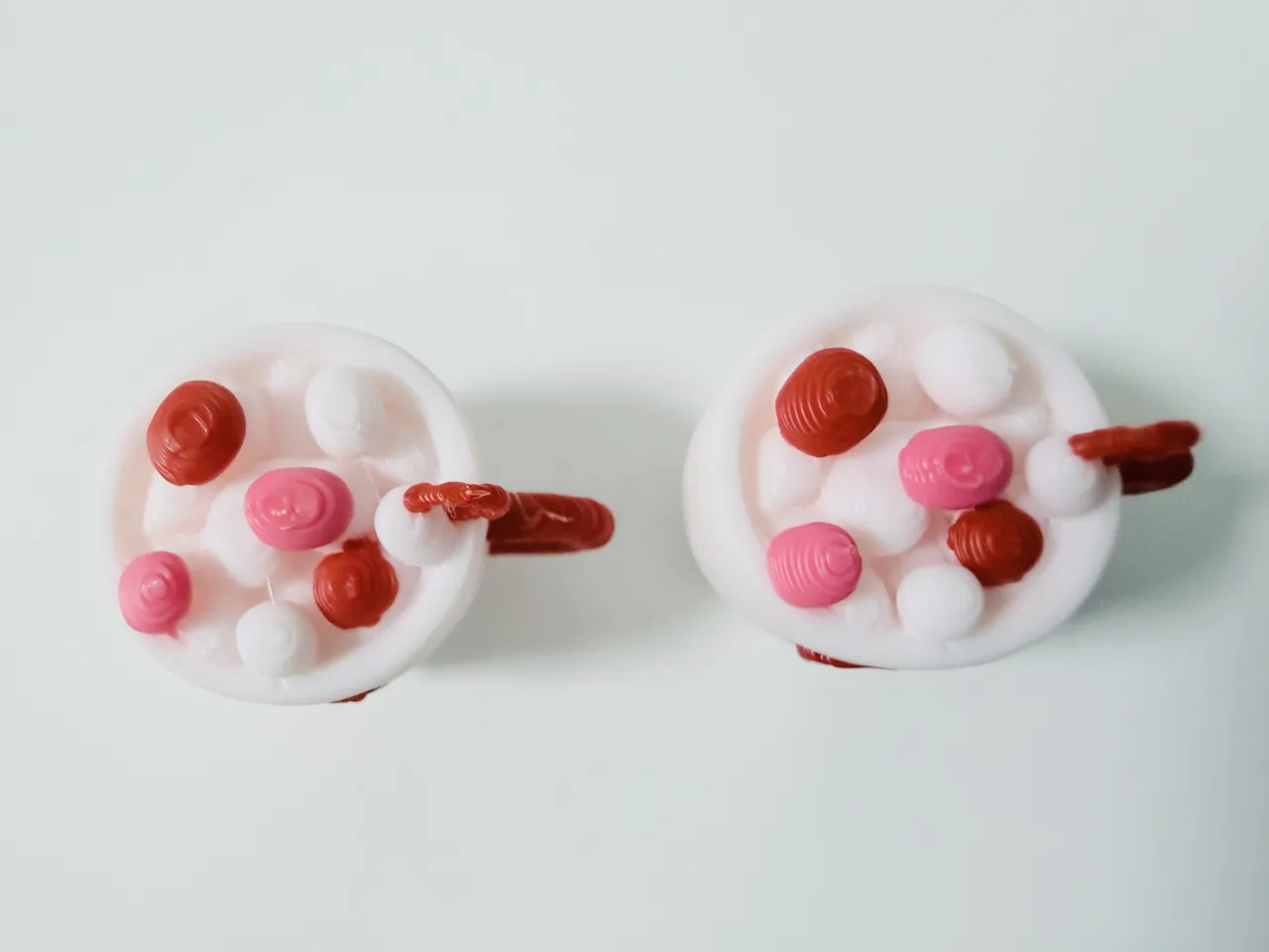 Kawaii Hot Cocoa Earrings-Heart Cocoa Mug-Pair Set view 4