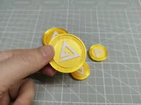 1个三角币(40mm)