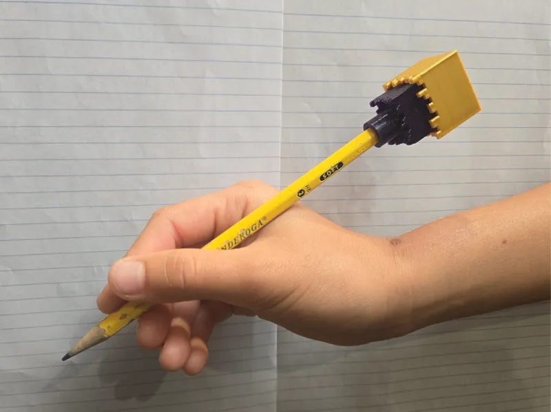 clicker pencil topper (pixelated)