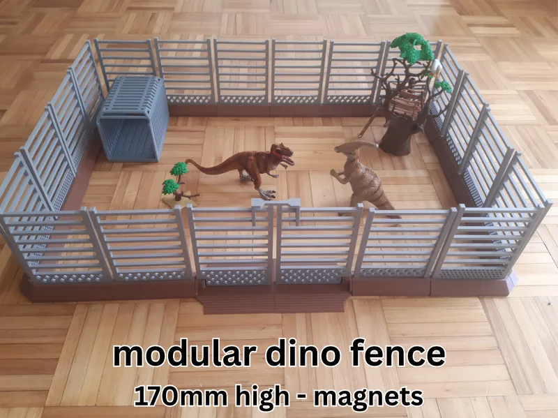 modular Dino Fence / 170mm / magnets