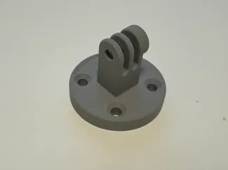Action camera wall and roof mount