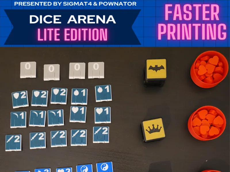 Dice Arena Lite Edition (All in one A1 plate) 