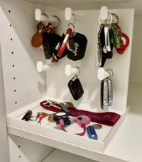 key hanger top