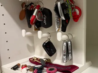 Modern Car Key Holder With Built In Catch All Tray