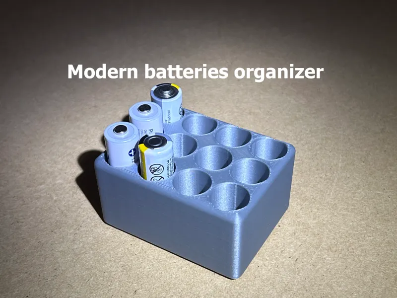 Batteries organizer