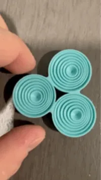 Anneaux fidget triples - jouet anti-stress — photo 2