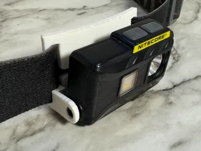 Nitecore NU25 Headlamp - Elastic Headband Bracket