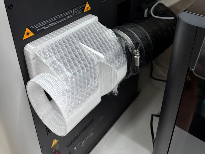 Condotto scarico fumi H2D (standard combo laser)