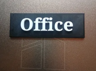 Office Door Sign